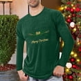 thumbnail image 2 of Pyjamas de Noël pour Hommes Pyjamas de Sport et D\'entraînement Physique pour Hommes T-Shirt Imprimé de Noël à Manches Longues et Col Rond pour Hommes, 2 of 4