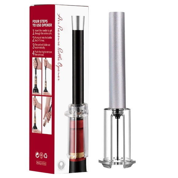 Air Pressure Opener - Effortless Cork Removal Tool for Quick to Your Favorite Bottles