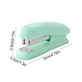 thumbnail image 2 of 12 Pistolets HoleStaple Machines à Reliure Portatives Bureau Étudiant Papeterie Macarons Couleur Agrafeuse Moyenne, 2 of 3