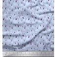 thumbnail image 1 of Soimoi Rayon Fabric Ghost Halloween Print Sewing Fabric Yard 56 Inch Wide, 1 of 4