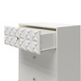 thumbnail image 2 of CosmoLiving by Cosmopolitan Blair 3 Drawer Dresser, White, 2 of 8