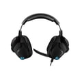thumbnail image 3 of Logitech G935 Wireless 7.1 Surround Lightsync Gaming Headset Stereo USB, Mini-phone (3.5mm) - Wired/Wireless - Over-the-head - Binaural - Circumaural - Cardioid, Uni-directional Microphone Black, Blue, 3 of 9