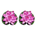 thumbnail image 1 of QualitChoice Artificial Lotus Replacement Simulation Outdoor Garden Park Pond Pool Photography Fake Water Flower Decor Dark Pink 2PCS, 1 of 6