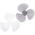 thumbnail image 2 of 2pcs Fan Blade 3 Leaves Replacement Plastic Table Fan Blade Pedestal Fan Blade Fan Parts, 2 of 9