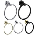 thumbnail image 4 of Towel Holder Stainless Steel Practical Fixing Rings Hanging Rack Exquisite Convenient Hanger Stand for Home Bathroom Kitchen Use Silver, 4 of 7