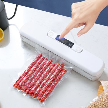 Kadlawus Vendredi Fou Offres 2024 Scelleuse sous Vide, Machine de Mise sous Vide pour Aliments, Scelleuse sous Vide Automatique pour la Conservation des Aliments, le Scellage et l'Emballage, Système Équipé de 10 Sacs sous Vide