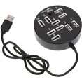 thumbnail image 1 of SNNROO Usb Hub 10 Ports Usb Expander Usb Hub Extension For Laptop Desktop Computer, 1 of 5