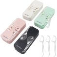 thumbnail image 1 of XINQIHANG 4 Pcs Distributeurs Portatifs pour Hydropulseur de Voyage avec 48 Pics pour Hydropulseur, Distributeur de Fil Dentaire de Voyage Réutilisable, Étuis pour Hydropulseur, Organisateurs pour Bâtonnets de Fil, Boîte de Rangement pour Hydropulseur de Voyage, 1 of 7