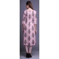 thumbnail image 2 of Bimba Kurtis Droits pour Femmes Longue Robe Kurti Imprimée Haut Indien à Manches 3/4, 2 of 6