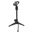 thumbnail image 3 of Fugacal Microphone Stand Desktop Tripod,Microphone Stand Desktop Tripod Mini Portable Table Stand Adjustable Mic Stand Mic Clip Holder,Table Mic Stand, 3 of 8