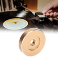 thumbnail image 4 of Aluminum Turntable Adapter, Vinyl Black Adapter Smoothly Played A Prolonged Service Life Reduced Pitch Swing  For Most Big Hole Records Silver,Gold,Black, 4 of 8