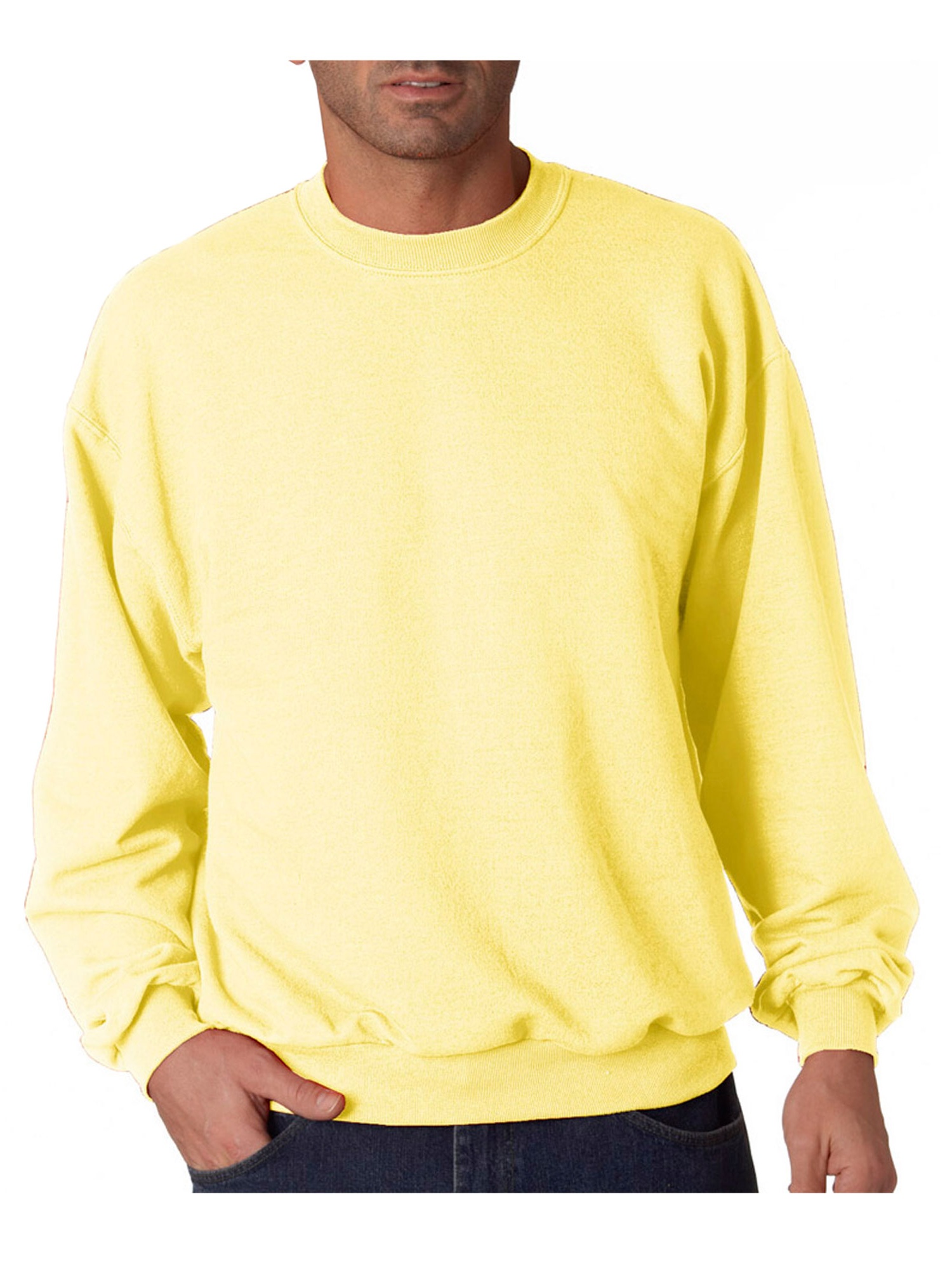 Jerzees Big Boy's NuBlend Seamless Ribbed Crewneck Sweatshirt, Style 562B