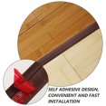 thumbnail image 3 of OUNONA Rampe pour Cadre de Porte de Fauteuil Roulant Transition Rampe Rouge Foncé PVC Caoutchouc Souple pour Divers Environnements 1Ensemble, 3 of 8