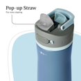 thumbnail image 5 of Contigo Wells Chill Stainless Steel Filter Water Bottle with AUTOSPOUT Straw Lid 24oz. Dark Ice, 5 of 5