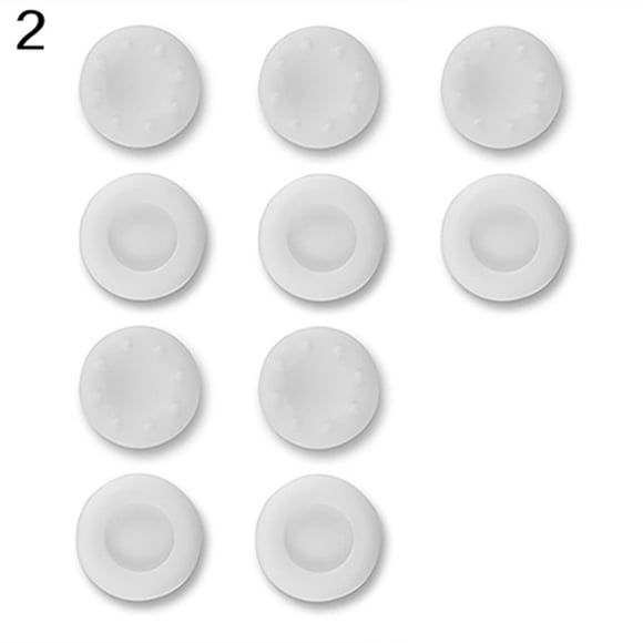 HLONK 10 Pcs Capuchons en Silicone pour Joystick pour une Poignée de Contrôleur Analogique 360