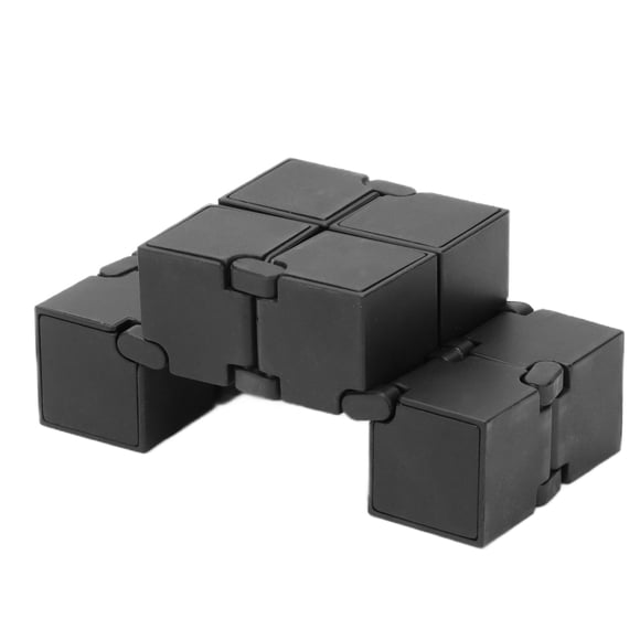 Fingertip Puzzle Toys, Infinite Flipping Toys Decompression Relaxing Noiseless Steel Ball For Office Black,Silver,Rose Gold