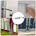 thumbnail image 5 of Unique Bargains Barrel Bolt Latch, 1 Pack 12x220mm - Carbon Steel Galvanized Spring Loaded Gate Latch Pin for Door (Silver), 5 of 5