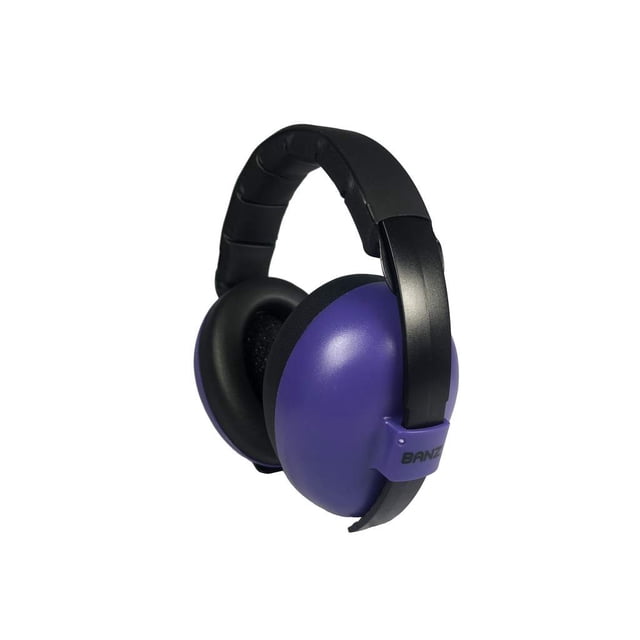 BANZ EM058 Protection Auditive pour Bébés et Enfants / Violet Foncé - Bébé 0-2