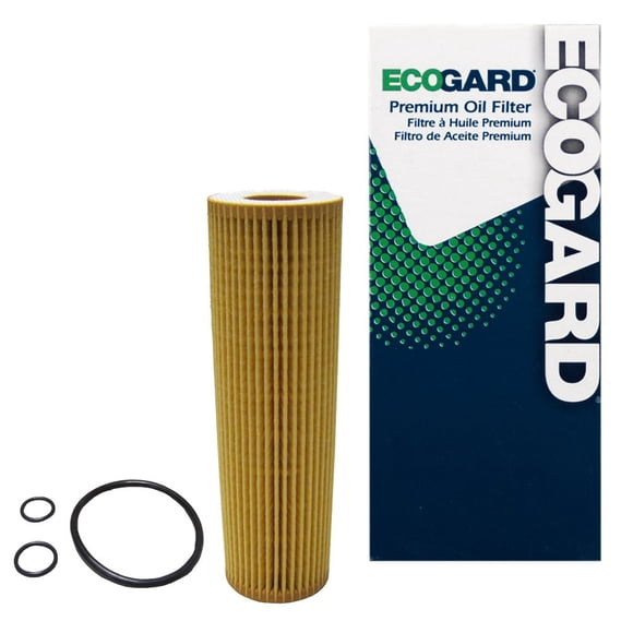 ECOGARD X10306 Cartridge Engine Oil Filter for Conventional Oil - Premium Replacement Fits Mercedes-Benz C250, SLK250