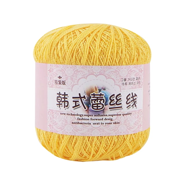 Birdeem Fil Dentelle Bricolage Tissé Mercerisé Bébé Fil Fin Fil à Crocheter