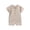 Beige, variant on Birdeem Toddler Baby Girls Boys Short Sleeve Solid Color T-Shirt Jumpsuit Romper