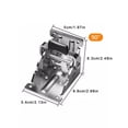 thumbnail image 3 of Folding Table Legs and Hinge Hardware for Workstations – Adjustable Bracket Support with Screws for DIY Furniture Projects and Craft Stationery, 3 of 8