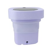 Portable Washing Machine, Mini Foldable Bucket Washer with Drain Basket, 6.5L Spin Dry Small Washer for Underwear, Socks, Baby Clothes, Towel, Laundry, Apartment, Dorm, Camping, RV