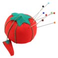thumbnail image 3 of 2Pcs/Set Mignonne Forme de Boule de Tomate Aiguille Pincushion Pin Support de Coussin Accessoire de Couture, 3 of 8