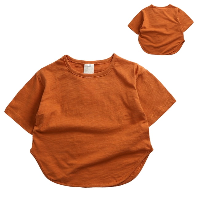 Vêtements pour Petit Garçon T-Shirts Rouges pour Garçons T-Shirts à Manches Courtes pour Garçons Vêtements pour Bébé Garçon 6 Ans
