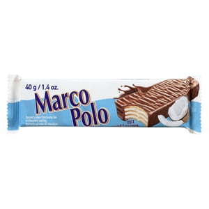 Marco Polo Coconut Wafer Bar, 40g