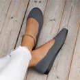 thumbnail image 4 of B91xZ Mocassins à Lacets pour Femmes Mocassins à Enfiler Chaussures Décontractées, Gris 8, 4 of 5