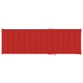 thumbnail image 2 of vidaXL Coussin pour Chaise Longue Rouge 200x60x3cm Tissu Oxford, 2 of 5