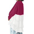 thumbnail image 4 of TopLLC Longues Robe à Manches à Col Rond Longueur Genou Mode Robe Décontractée pour Femmes Robe Chandail Surdimensionnée Robe à Manches Longues Robe à Col Rond Chandails pour Dames Robe Mini Robe pour Femmes, 4 of 7