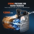 thumbnail image 4 of VEVOR Pompe Utilitaire de Transfert d'Eau en Fonte Pompe Utilitaire Portable 1/2 Hp 1600 GPH, 4 of 9