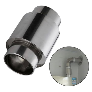 Stove Pipe Chimney Tent Pipe Flue Extension Tube Adapter for Wood Log Burning
