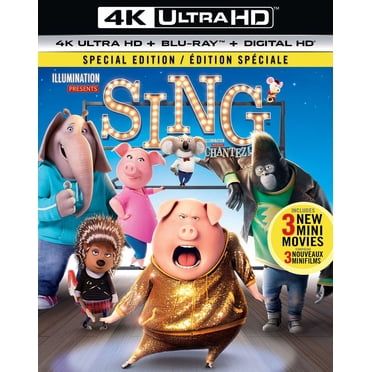 Sing (4K Ultra HD + Blu-ray + Digital HD) (Bilingual)