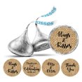 thumbnail image 1 of Darling Souvenir chocolate Candy Labels Wedding Stickers Pack of 190 Pcs Party Favor-Brown, 1 of 2