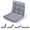 Grey, variant on Costway Adjustable 14-Position Floor Chair Folding Lazy Gaming Sofa Chair Cushioned Gray