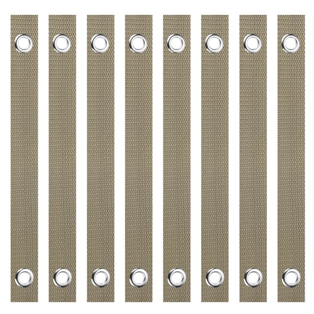 Uxcell Tree Straps for Staking, Tree Support Stakes, Tree Straightening Ties for Newly Planted Sapling Tan