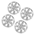 thumbnail image 1 of KFFKFF Hubcaps Wheel Covers, 16 Inch Set of 4 Wheel Rim Cover Hubcaps OEM Style Replacement, R16 Size Snap On Car Hub Caps, Universal 7-Spoke ABS Tire Rim Caps for Hyundai Chevrolet Ford Honda,Silver, 1 of 9