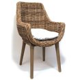 thumbnail image 2 of RATTAN CHAIR WITH CUSHION, 2 of 2