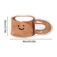 thumbnail image 2 of Non Slip Shower Mat 60 cm x 40 cm Cup Shaped Faux Wool Bathroom Rug Absorbent Acrylic Floor Mat, 2 of 6