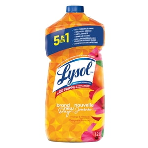 Lysol® Multi Surface Cleaner Pourable - Brand New Day™ Mango & Hibiscus, 1.2 L