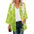 thumbnail image 1 of Nouveaux Hauts pour Femmes 2023 Grande Taille Mode Femme Col Rond T-Shirt Manches Longues Blouse Imprimée Automne Chandail en Molleton Manches Longues pour Femmes, 1 of 5