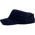 thumbnail image 4 of ORUYROP Casquette Classique en Coton à Dessus Plat pour Cadet Militaire, Chapeau d'Armée, 4 of 7