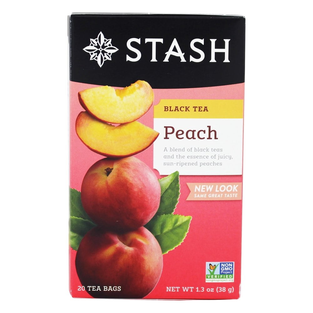 Stash Tea - Black Tea Peach - 20 Tea Bags