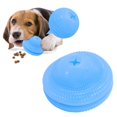 thumbnail image 4 of Dog Treat Ball Toy, Puncture Resistant Developing IQ Dog Puzzle Teething Toys Ball Interactive  For Playing Blue,Pink, 4 of 8