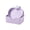 Purple, variant on 5 Pc Cutlery Set With 6.29 In Food Tray Fruit Snack Bowl Can Be Used In Restaurants Food Shops Dining Halls Etc