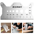 thumbnail image 1 of BKER Sizer Stainless Steel Sizer Double Multifunctional Screw Gauge For Jewelry Electronics Fabrication Woodworking Watch Utility, 1 of 6