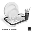 thumbnail image 4 of Umbra Sinkin Dish Rack,Smoke/Nickel, 4 of 9